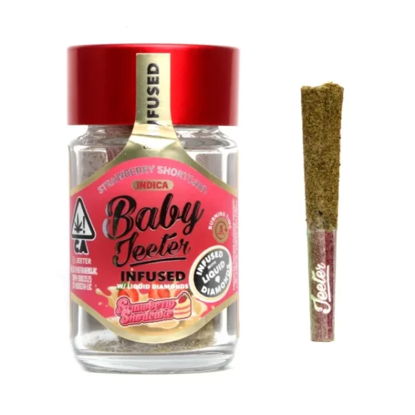 Baby Jeeter Horchata 5-pack infused with Liquid Diamonds