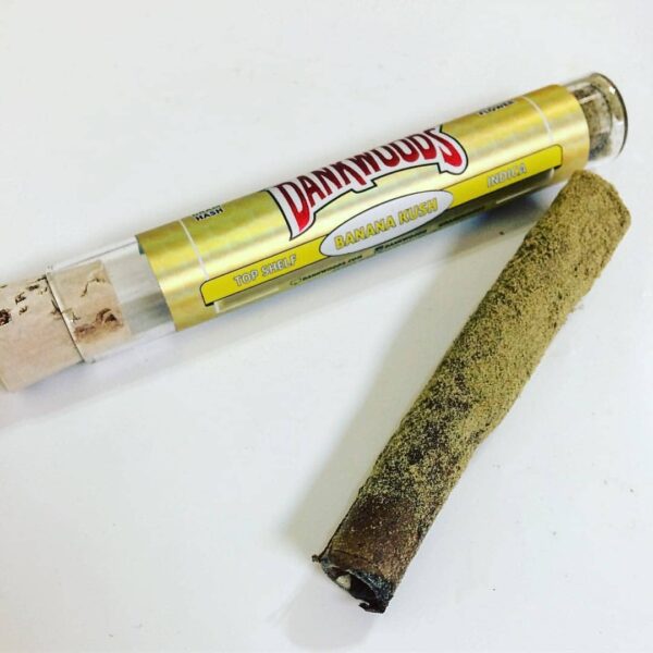 Premium Banana Kush hybrid preroll Banana Kush Preroll infused with Delta 8 THC