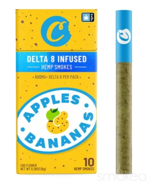 Premium Apple Banana prerolls with THC distillate