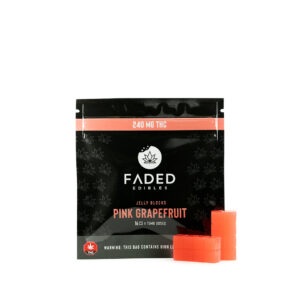 Faded Cannabis Co Pink Grapefruit Jelly Blocks Faded Cannabis Co Pink Grapefruit Jelly Blocks