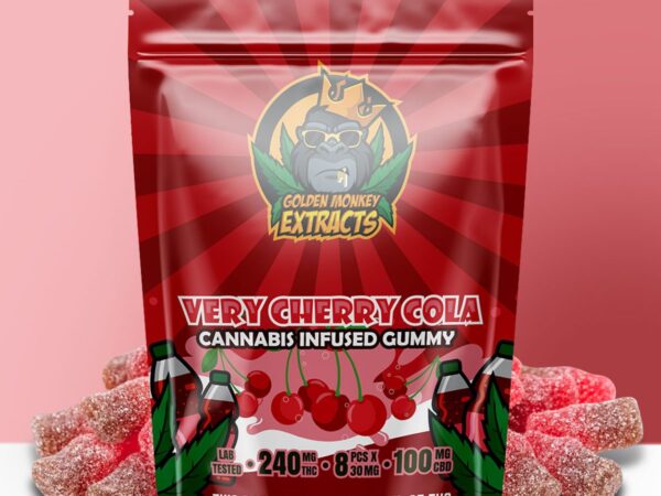 Golden Monkey Extracts Very Cherry Colas Gummies