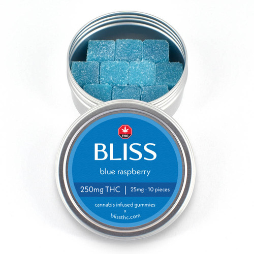 Bliss Blue Raspberry THC Gummies Bliss Blue Raspberry THC Gummies