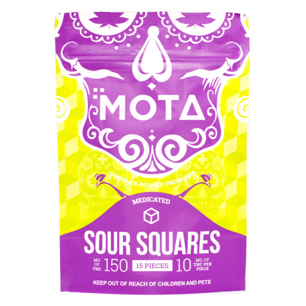 Mota Sour Squares Edibles